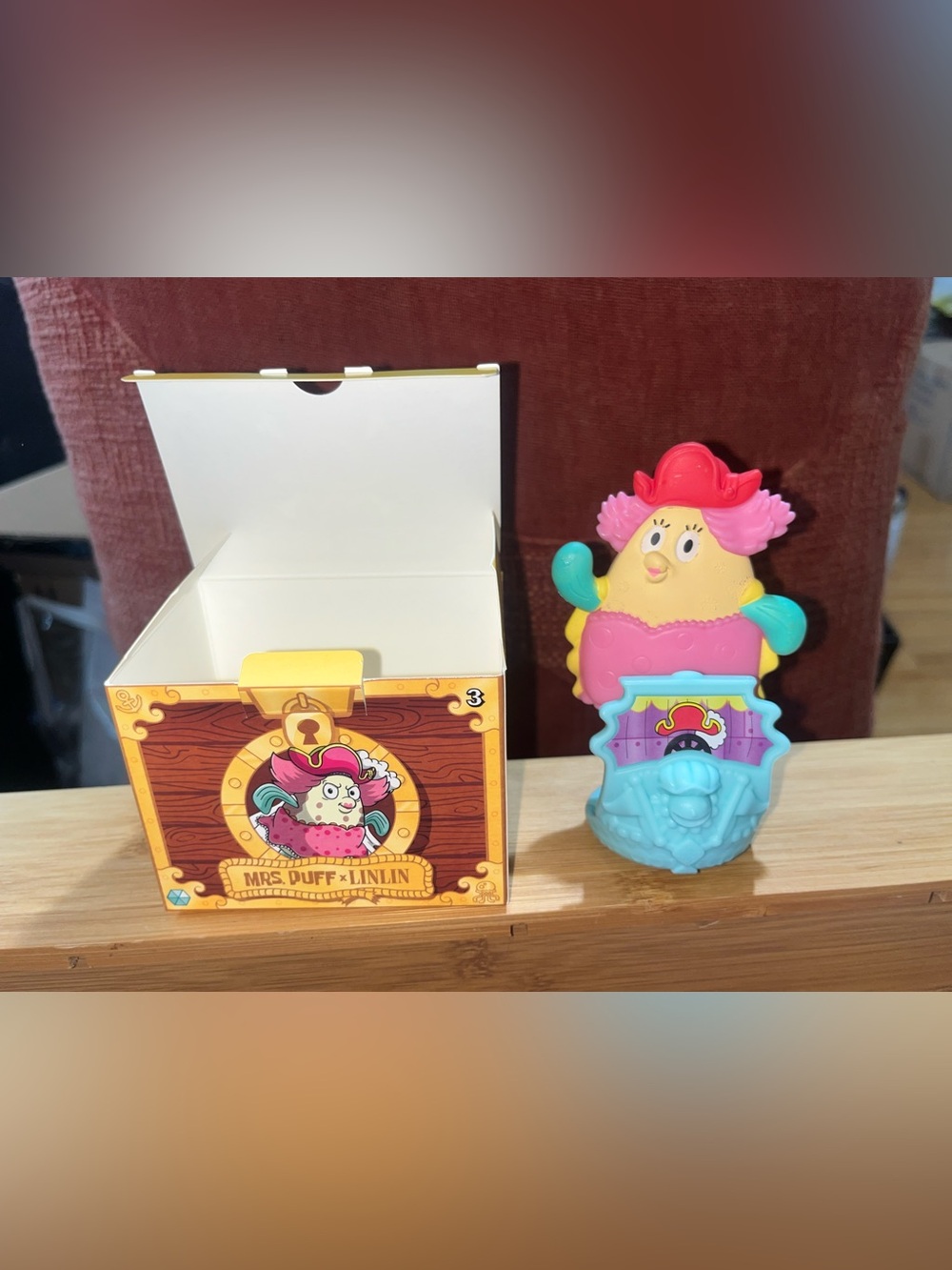 McDonaldβs X SpongeBob Squarepants Mrs. Puff Pirate Figure NIB NEW